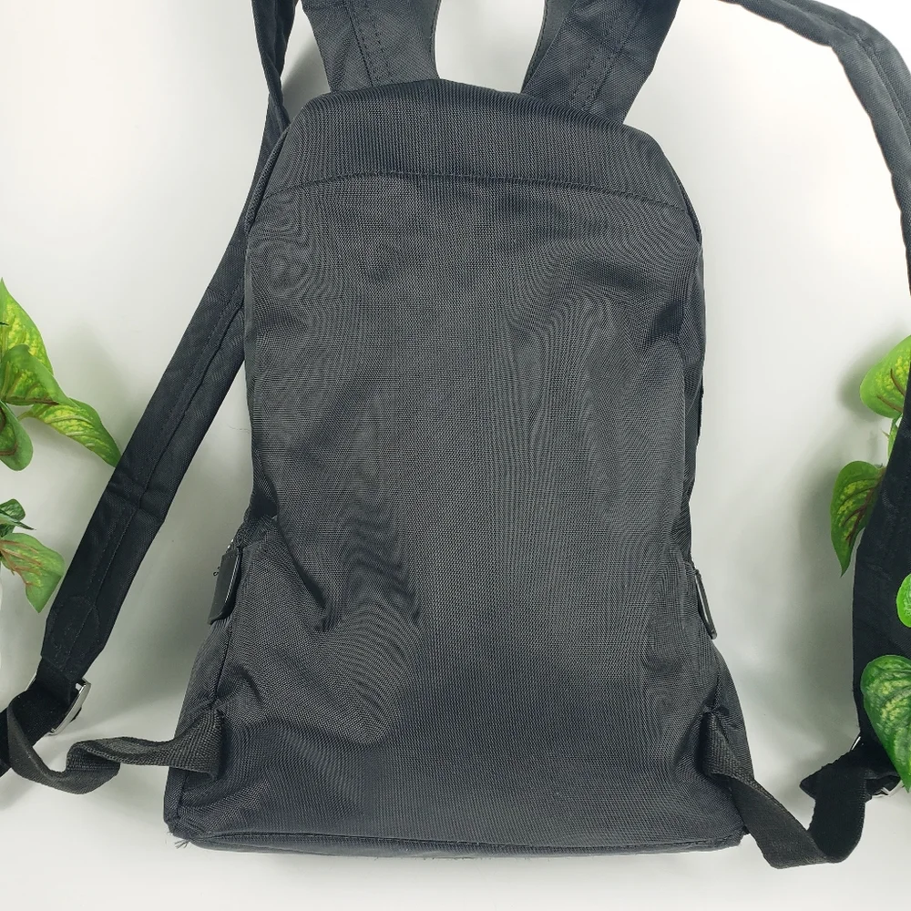 Marc Jacobs Black Backpack - Nylon Unisex Utility School Travel Luggage 13 x 9